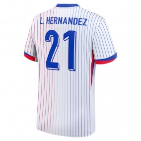 Seconda Maglia Francia L. Hernandez 21 Euro 2024